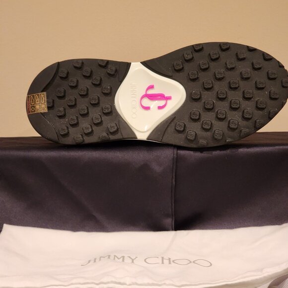 Brand New EU39 Jimmy Choo Sneakers Ballet Pink Slip On - Picture 9 of 12